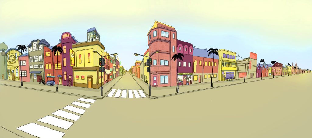 Concept art banana hued