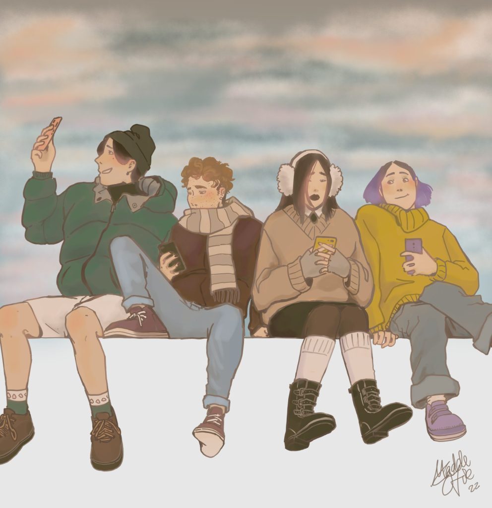 Oskar,Jace,Vera and friend